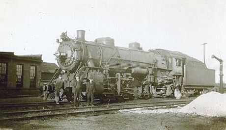 PM Locomotive at Port Huron Roundhouse